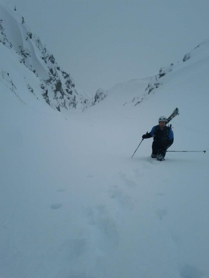 #2 couloir combe lamas : la montée... couloir combe lamas : la montée...
