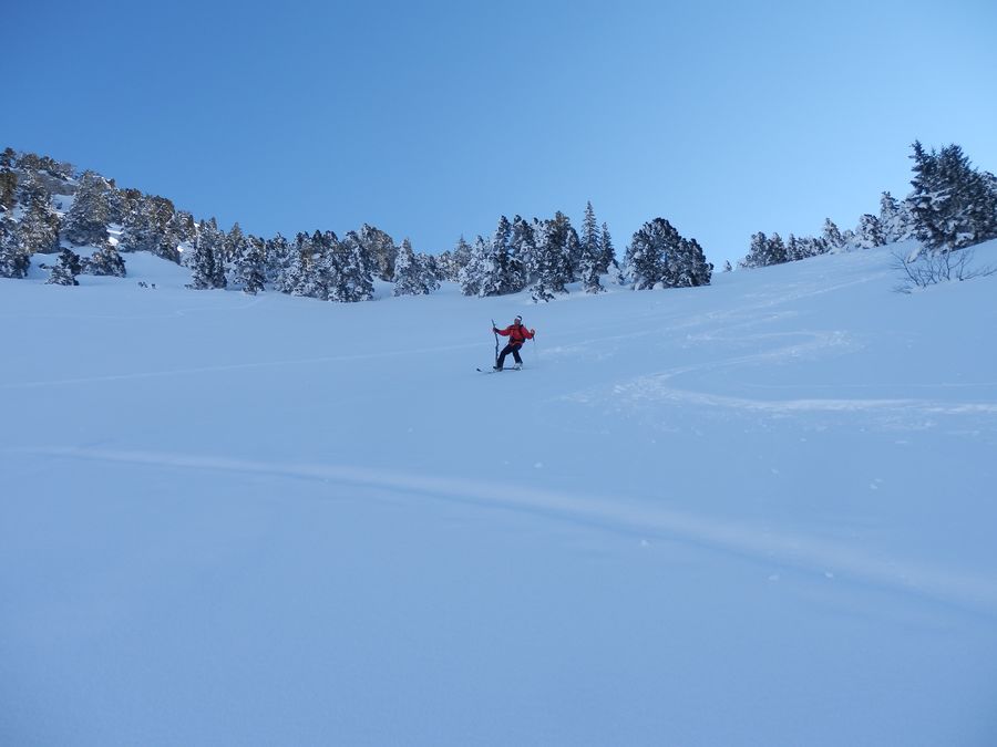 #20 Descente ouest : Neige 5* de ce coté Descente ouest : Neige 5* de ce coté