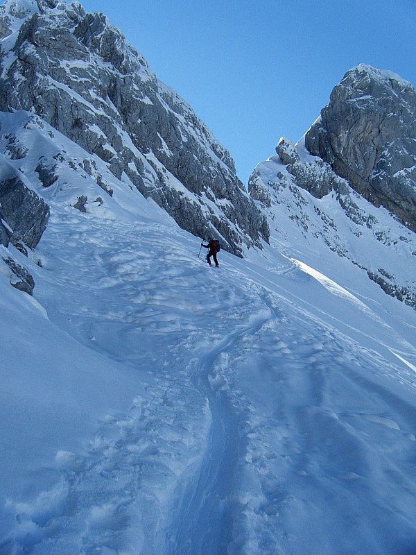 à l'arrivée : derniers efforts