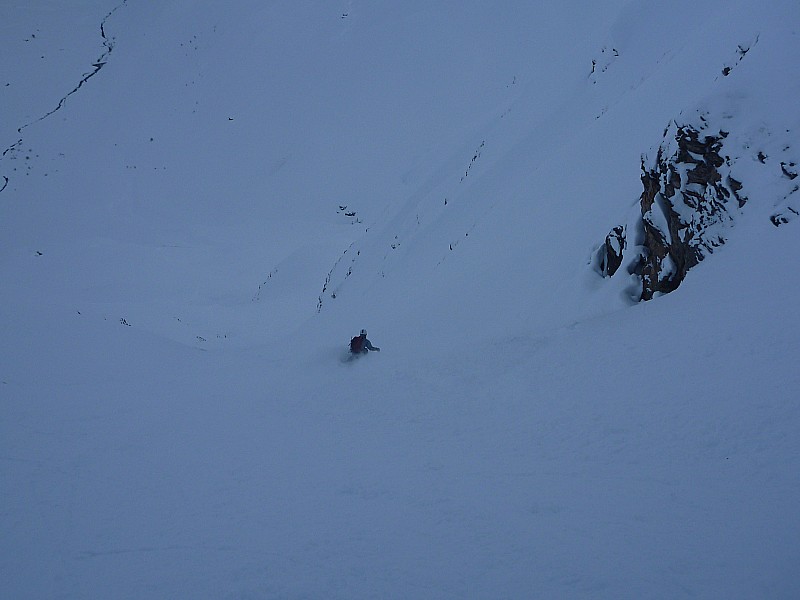 #1 Descente : Visibilité limite mais bonne poudre Descente : Visibilité limite mais bonne poudre