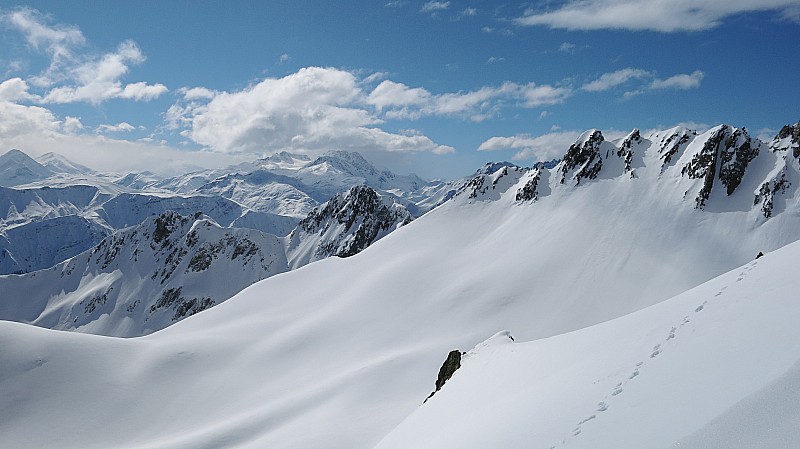 #8 Vallorin : de la brêche, vue vers l Vallorin : de la brêche, vue vers l'Etendard