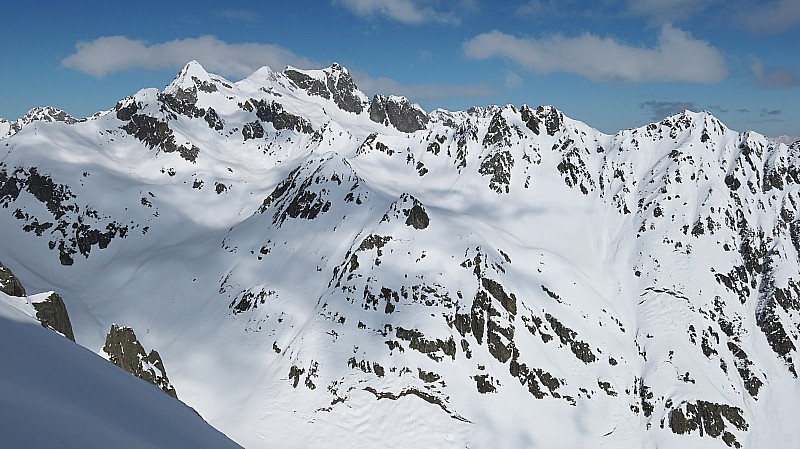 #5 Vallorin : vue vers le pic du Frène Vallorin : vue vers le pic du Frène