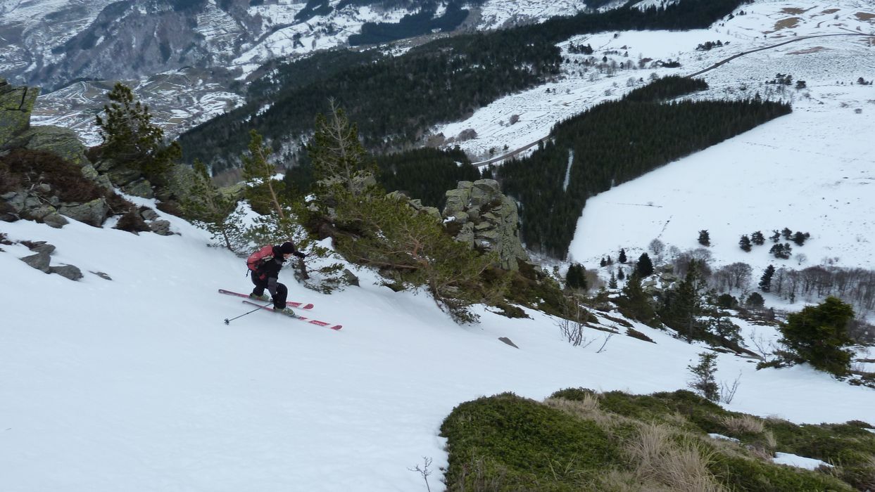 #5 Couloir Est de l Couloir Est de l'antécime : La couche n'est pas épaisse mais çà suffit