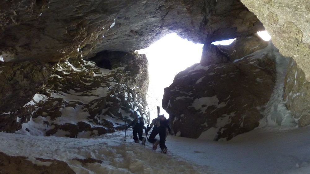 #6 Chorum : vu le nombre de passages, la trace de montée est un veritable escalier Chorum : vu le nombre de passages, la trace de montée est un veritable escalier