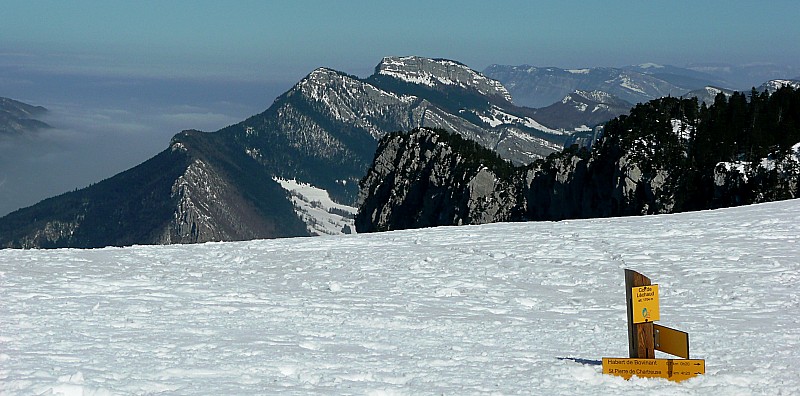 #8 Enneigement au col de Léchaud : En remontant au Petit Som ... Enneigement au col de Léchaud : En remontant au Petit Som ...