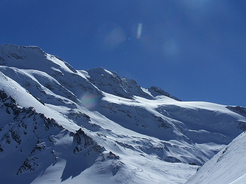 #5 Roc du Blanchon : Du col 2648m, Les dômes et Pte du Génépy, et la Pte Labby. Roc du Blanchon : Du col 2648m, Les dômes et Pte du Génépy, et la Pte Labby.