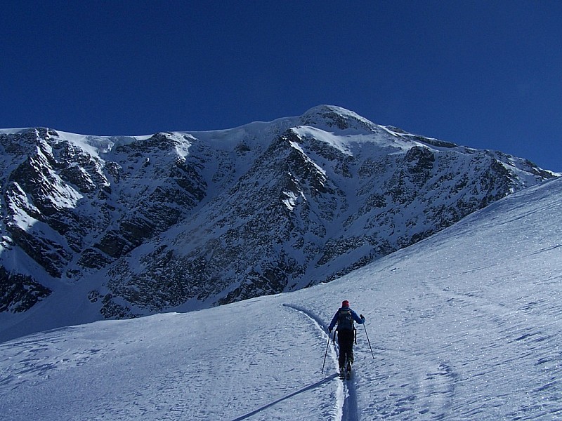 #4 Roc du Blanchon : Arrivée au col 2648m, face au Dôme des Nants Roc du Blanchon : Arrivée au col 2648m, face au Dôme des Nants