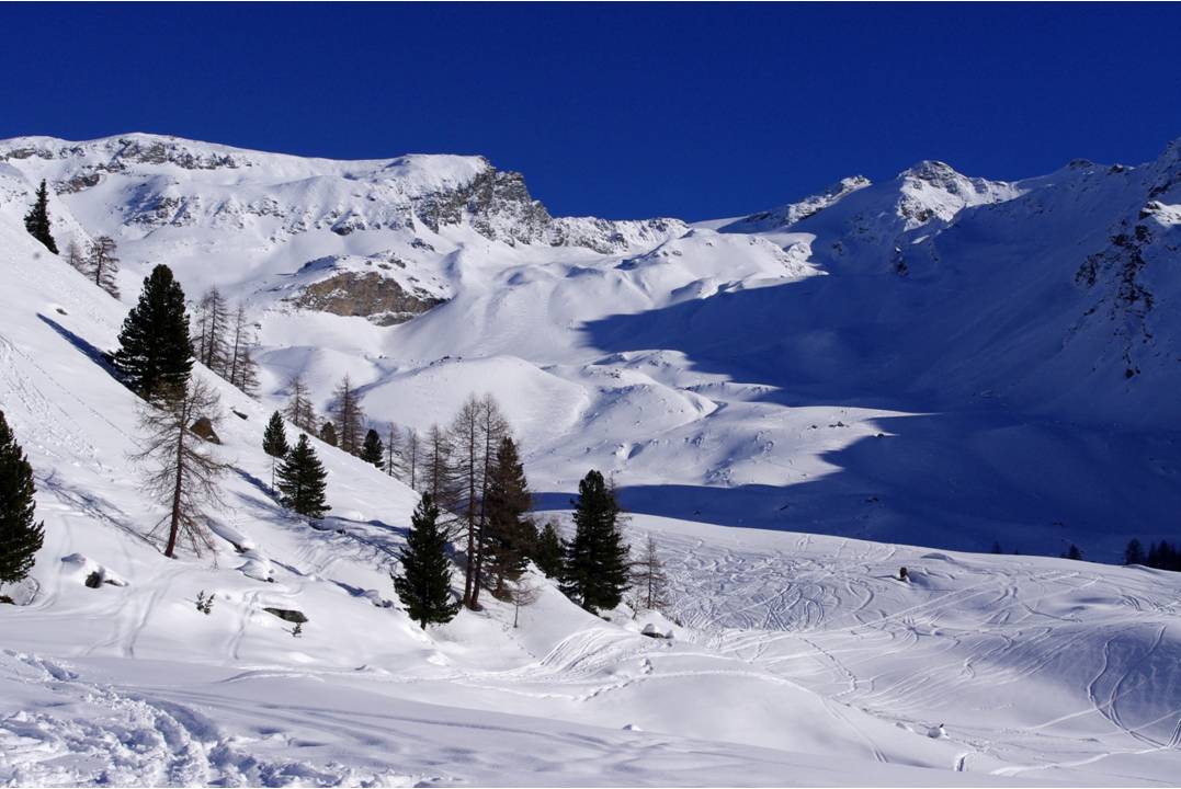 #16 Vallon d Vallon d'Entrelor au soir : Le vallon va s'endormir, après une première chaude journée.