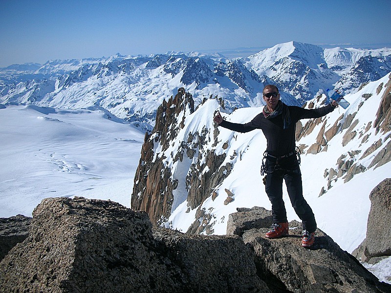 Col Supérieur du Tour : Lio sur Fond d' Aiguille et Glacier du Tour