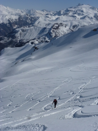 #1 combe sommitale : belles conditions combe sommitale : belles conditions