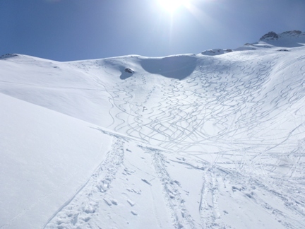 #2 descente : combe sommitale descente : combe sommitale