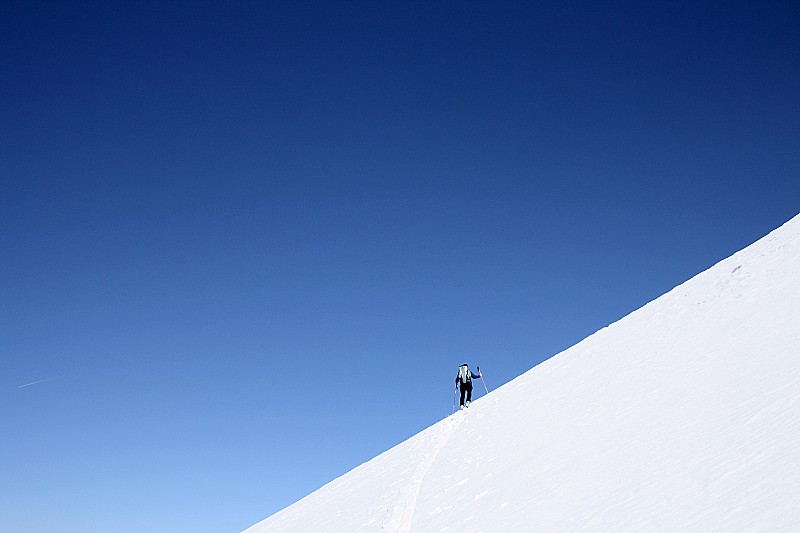 Plein ciel : dans la pente finale