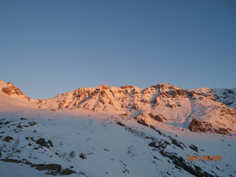 #24 Pointe des éboulis : aube sur le Monte Cinto Pointe des éboulis : aube sur le Monte Cinto