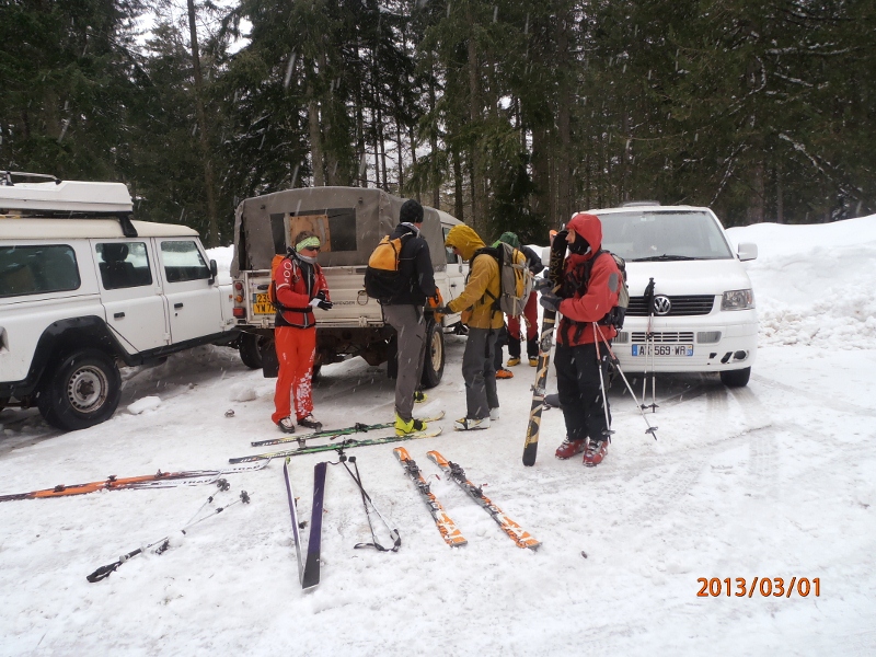 #2 Capu a Cuccula : Départ sous la neige. Capu a Cuccula : Départ sous la neige.