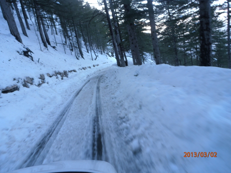 #23 Pinzi Corbini : Conditions routieres Pinzi Corbini : Conditions routieres