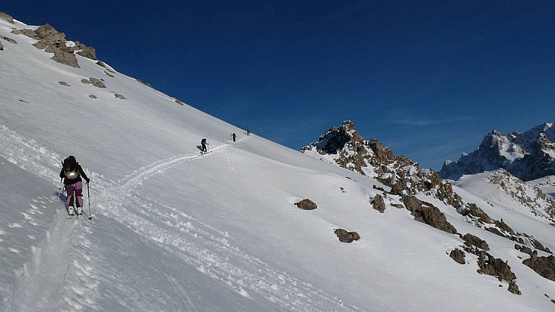 #15 La Mortice : Chaude remontée au Col du Sanglier La Mortice : Chaude remontée au Col du Sanglier