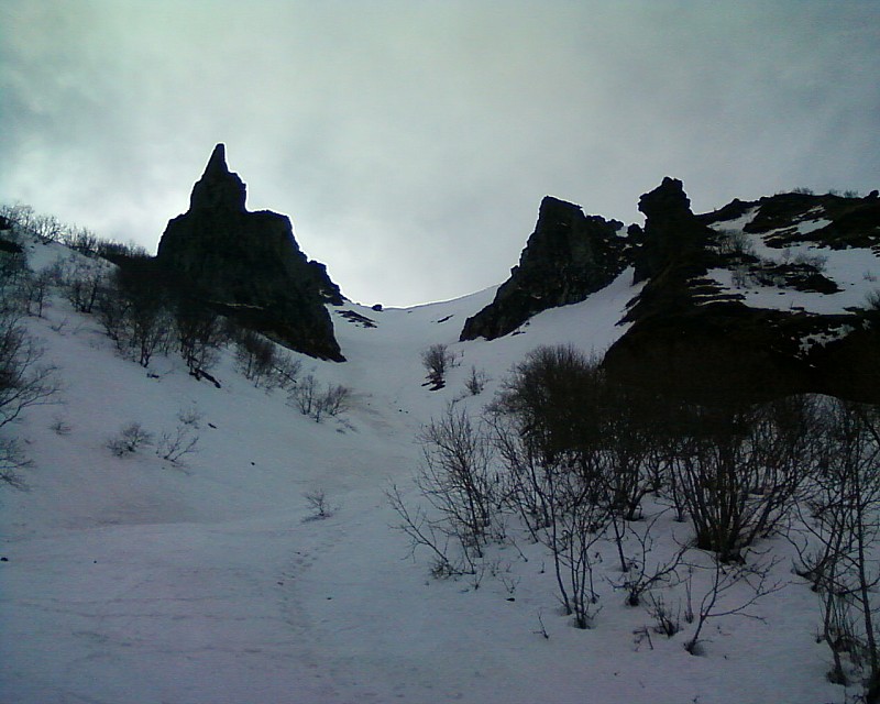 #5 Couloir du Moine : Vierge d Couloir du Moine : Vierge d'autres traces, étonnant.
