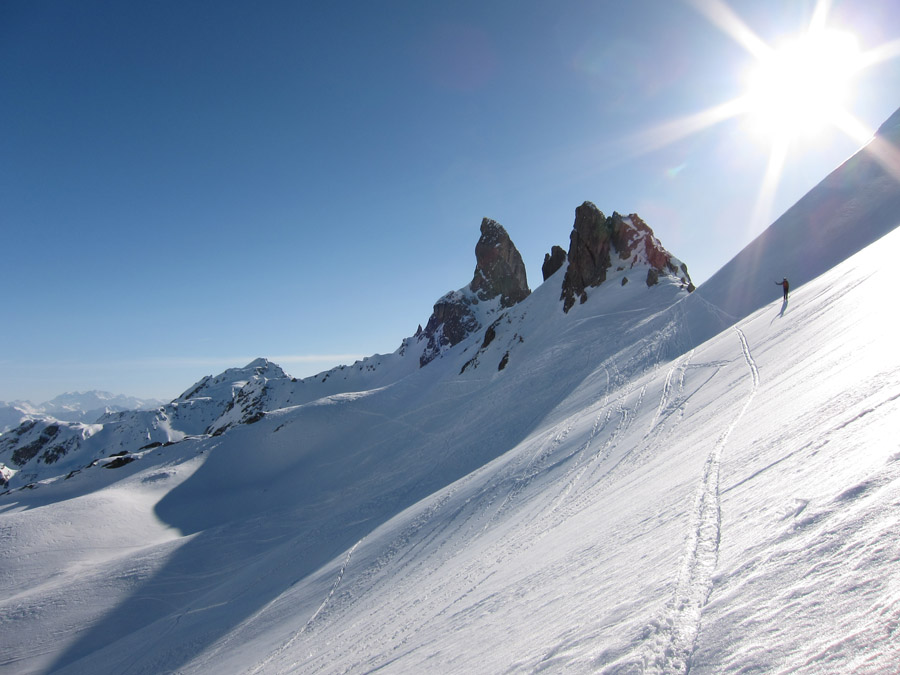 #12 Col du Bresson versant E : fin d Col du Bresson versant E : fin d'un beau voyage
