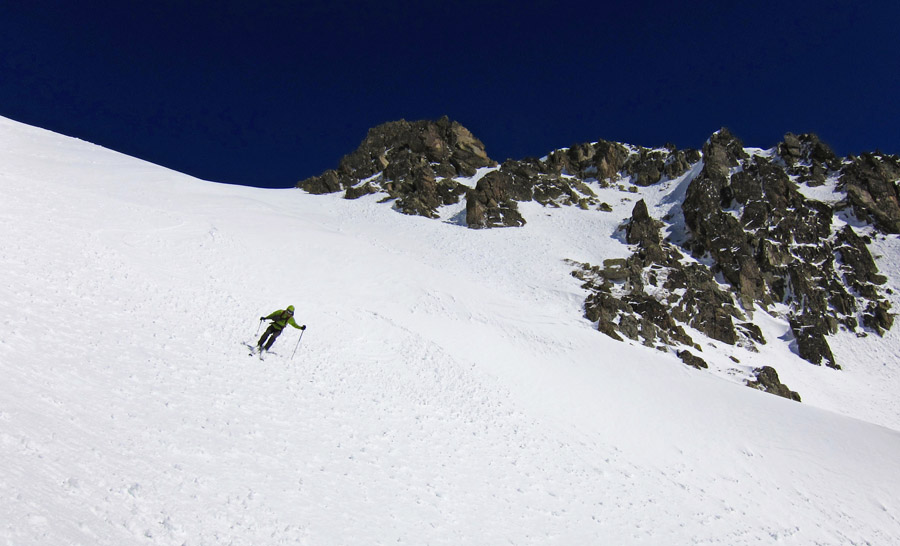#4 Portarras couloir sud : du bon ski Portarras couloir sud : du bon ski