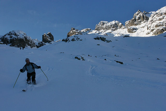 #8 Cec à la descente : Cec à la descente à l Cec à la descente : Cec à la descente à l'ombre et dans une neige ignoble ! :-)