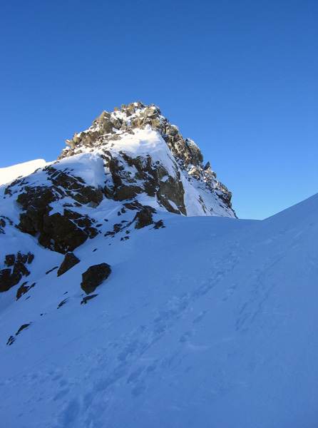 Pointe de Gleyzin : La pointe de Gleyzin, vue du passage de Clarant