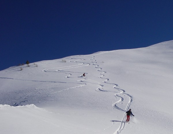 #8 Combe W : Dans le haut de la combe W de Brunet Combe W : Dans le haut de la combe W de Brunet