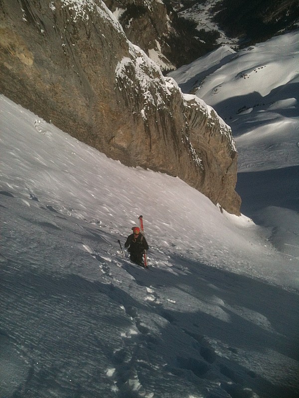 #1 charvin couloir NE : la montée charvin couloir NE : la montée