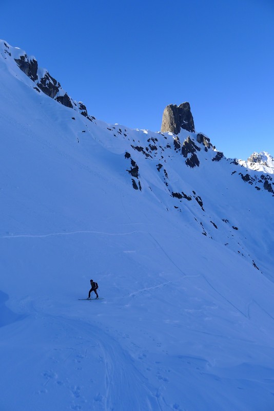 Col de la Charbonnière, Seb allonge le pas