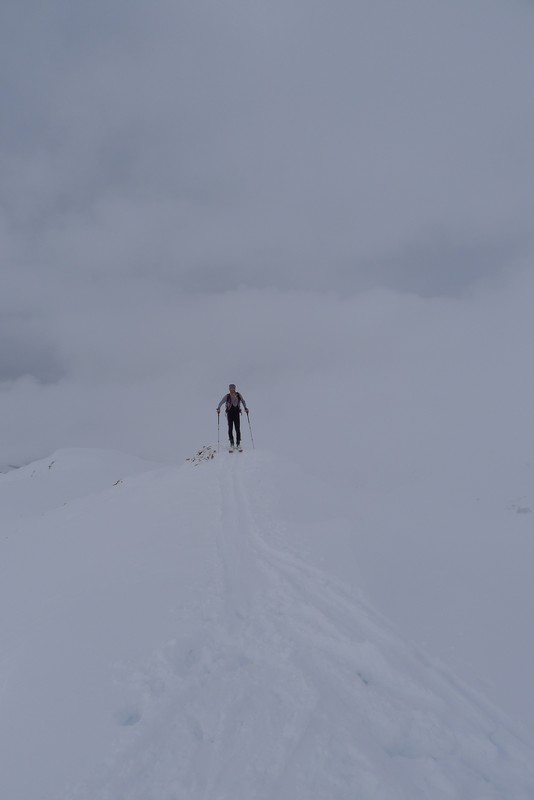 Col de la Grande Combe, arête de Pierre Percée