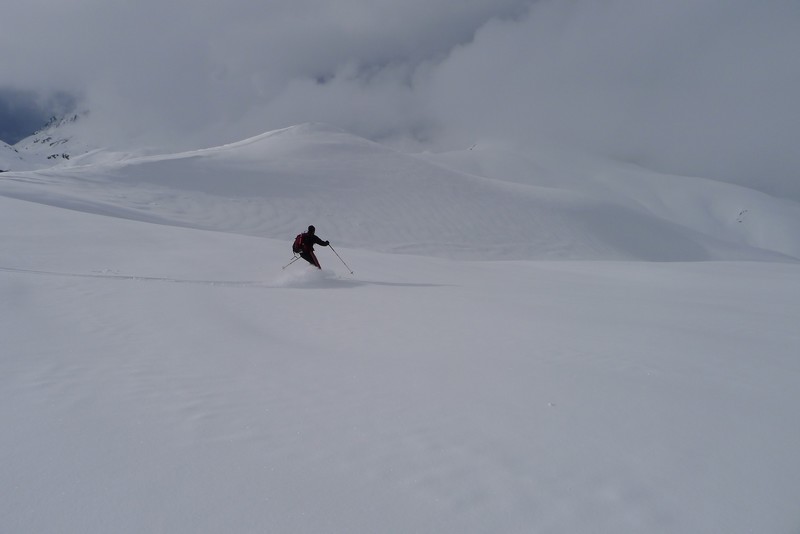 Une neige scintillante