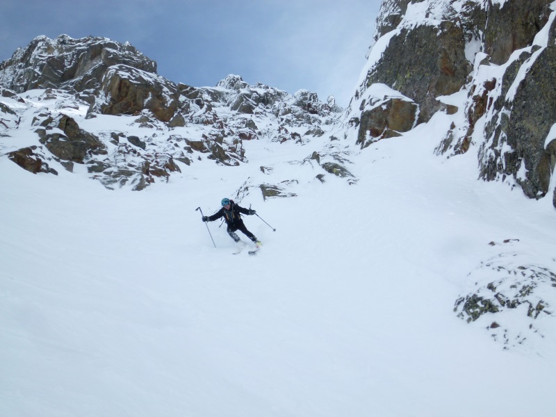 #3 couloir NW Grande Valloire : bonne neige, bons virages! couloir NW Grande Valloire : bonne neige, bons virages!