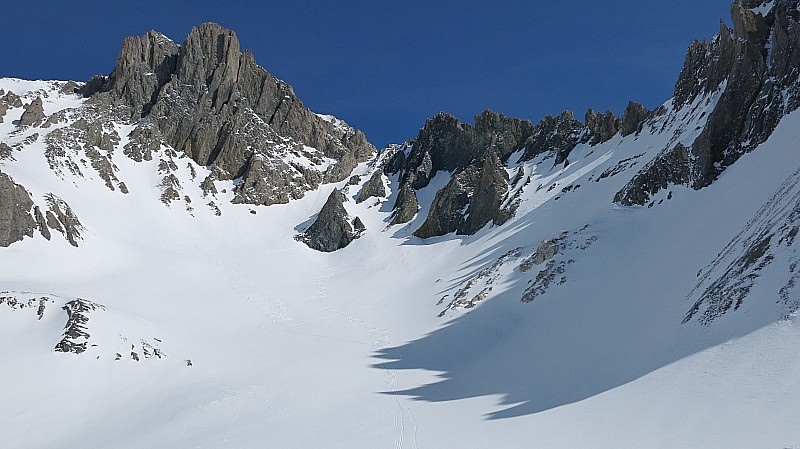 #5 Brèche de la Loza : Vallon de la Fournache, en approche du couloir Brèche de la Loza : Vallon de la Fournache, en approche du couloir