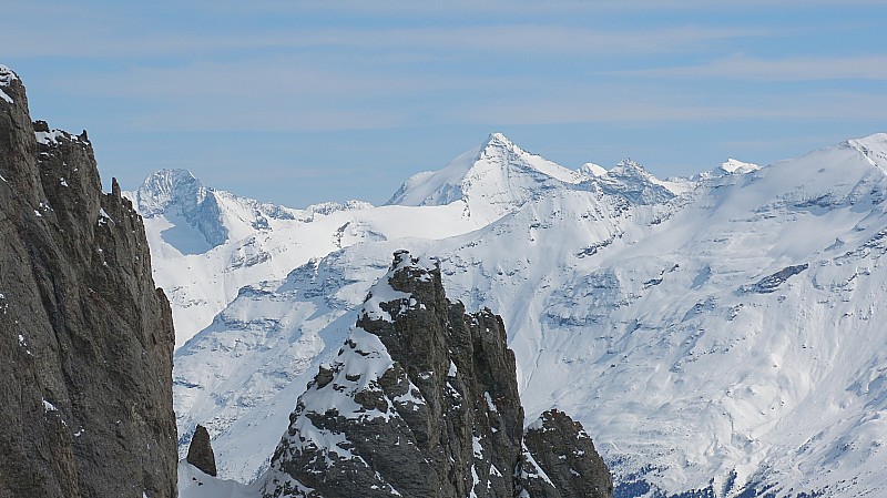 #7 Brèche de la Loza : Vue sur le Charbonnel et l Brèche de la Loza : Vue sur le Charbonnel et l'Albaron, pour la fin de saison!