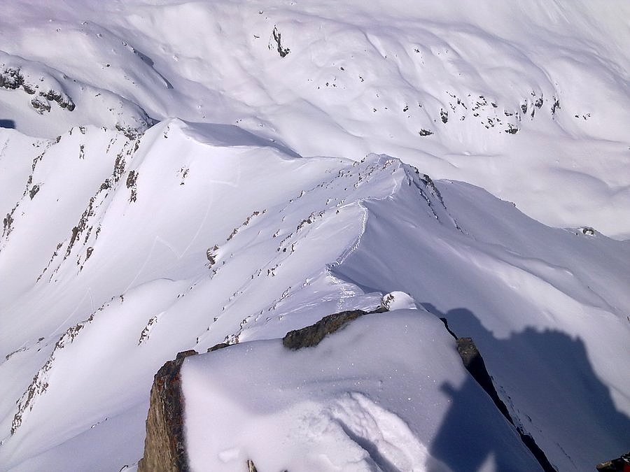#5 Vue sur l Vue sur l'arête et le col