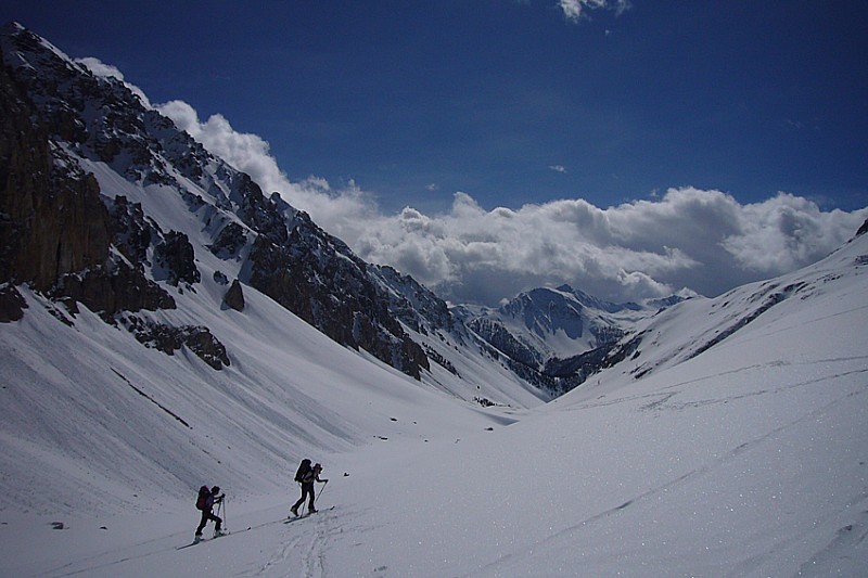 #3 La même un peu plus haut, vu le mauvais sur la Guisanne et il neigeait aux Vigneaux en partant La même un peu plus haut, vu le mauvais sur la Guisanne et il neigeait aux Vigneaux en partant