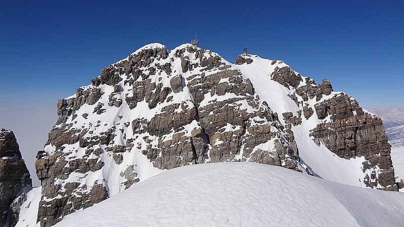 #5 Rochebrune : Sommet Nord et couloir d Rochebrune : Sommet Nord et couloir d'accès