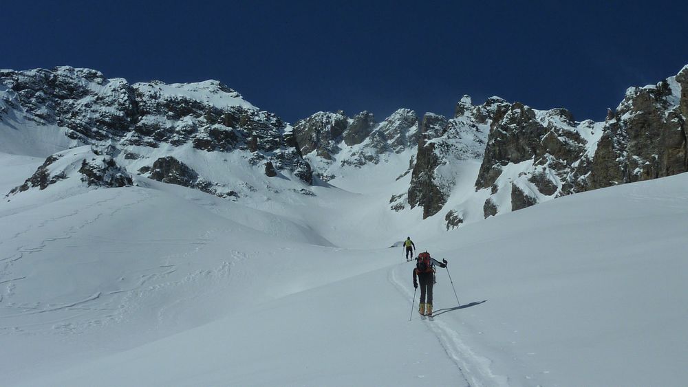 Vallon du Chazeau : ça souffle sur les cretes