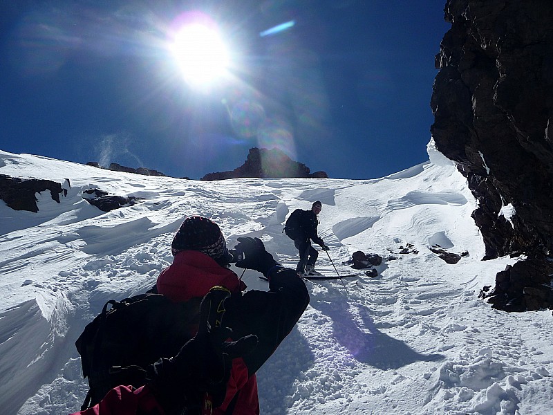 #12 Ouanoukrim couloir NE : avec le soleil Ouanoukrim couloir NE : avec le soleil