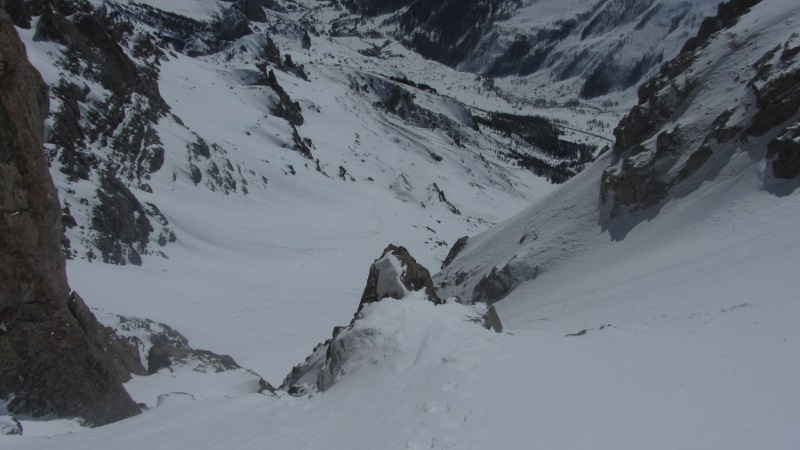 #14 A l A l'embranchement : Apres le caillou, ca reste encore raide...