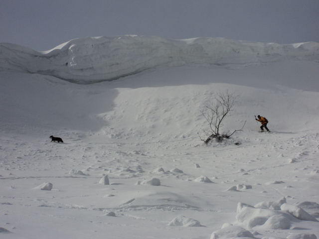 #6 worspel : la descente pour moi , s worspel : la descente pour moi , s'est faite a droite de la combe , a partir des rochers , très chaud !sur neige dure