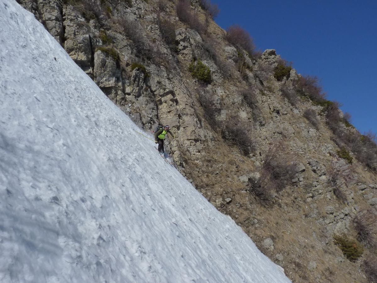 #11 Dans le couloir Est : Superbe condition de neige Dans le couloir Est : Superbe condition de neige