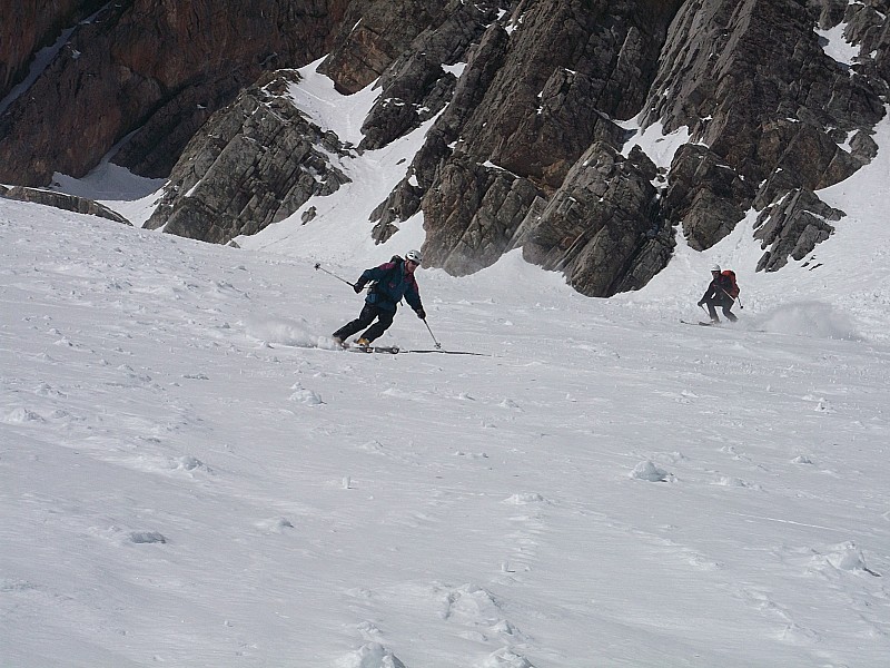 #9 sous le coude du couloir : bon ski sous le coude du couloir : bon ski