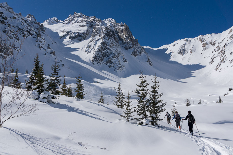 Vallon de la Montagne : Couloirs des Chamois et de la Grande Pierre