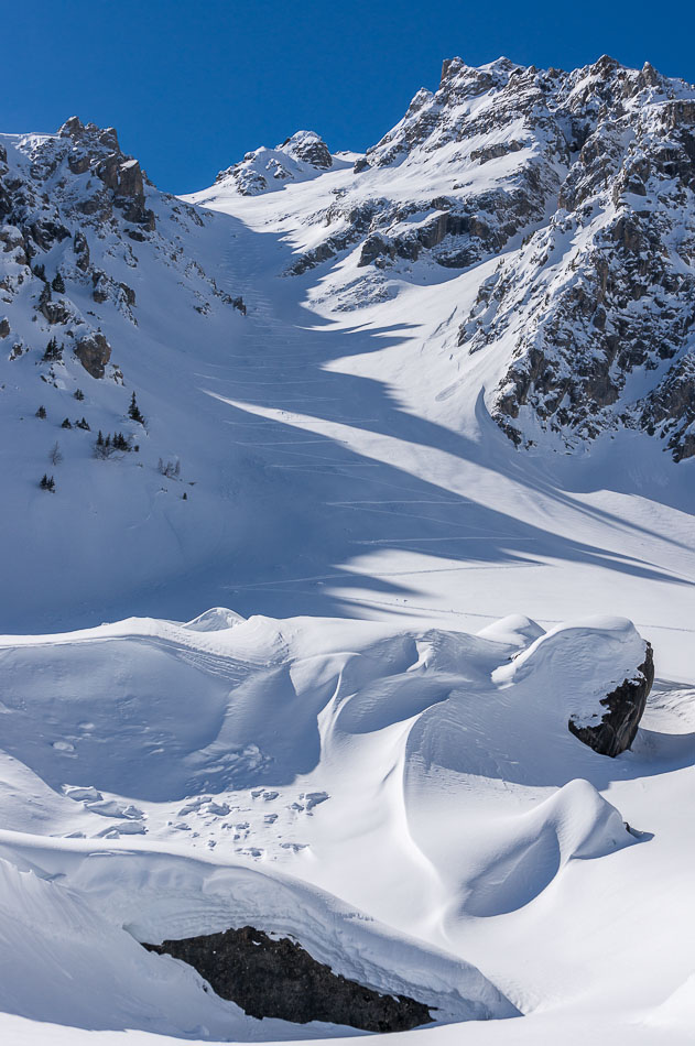 le Couloir des Chamois : tracé