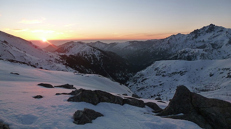 #1 levé de soleil : sur le Monte d levé de soleil : sur le Monte d'Oro