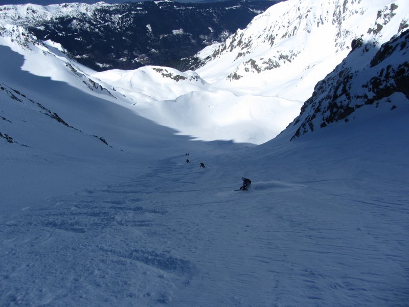 #3 glacier d glacier d'arguille : Descente sur le glacier d'arguille