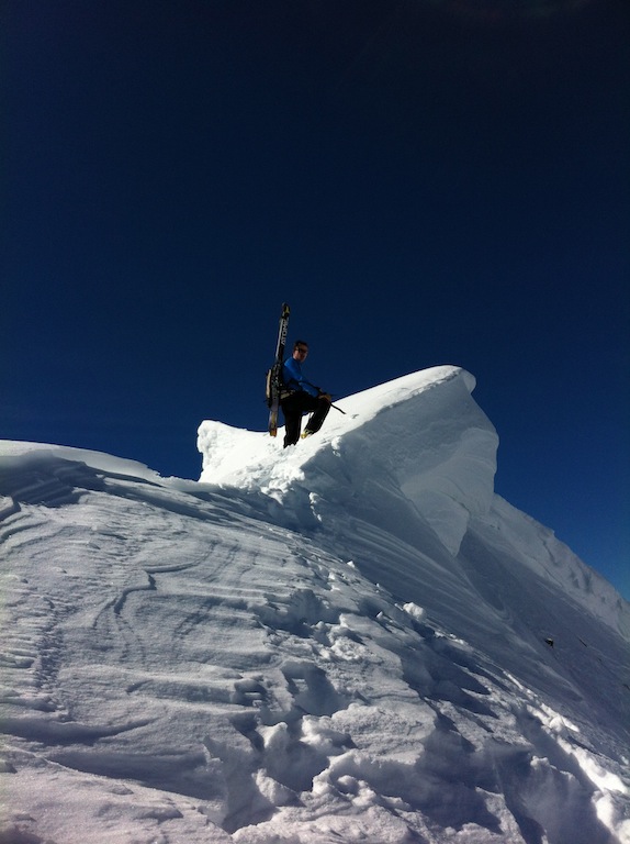 #7 Arete du Mt Charvin : Belle corniche surplombante Arete du Mt Charvin : Belle corniche surplombante