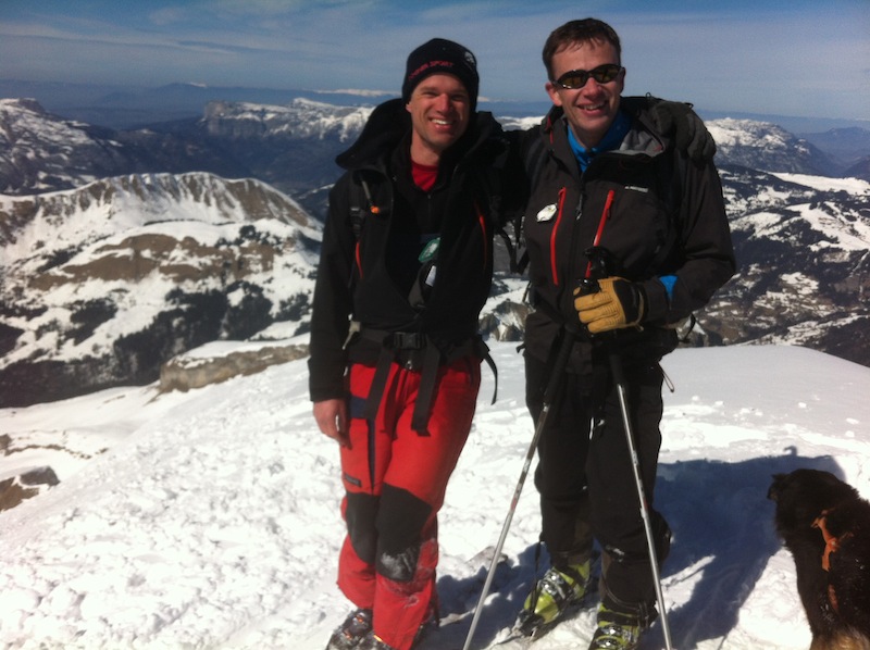 #8 Arete du Mt Charvin : L Arete du Mt Charvin : L'equipe au complet c'est ça qu'est bon