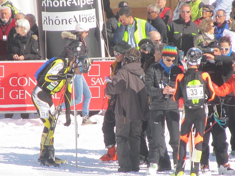 #2 Pierra Menta : A l Pierra Menta : A l'arrivée au Planay des 1ers coureurs!!