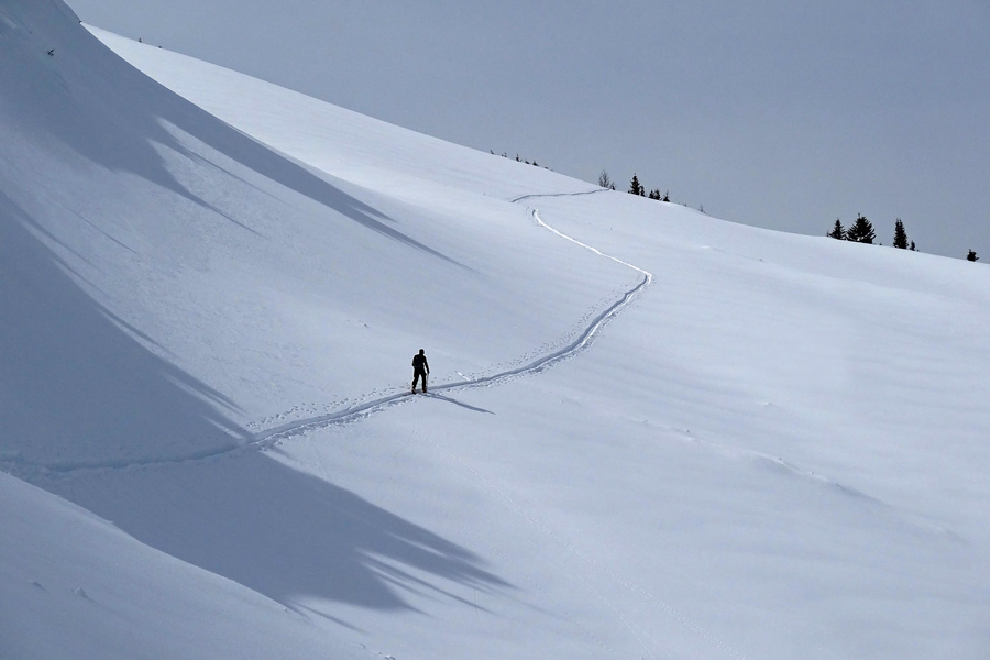 #2 Roc d Roc d'Enfer, Combe Suspendue. : Dans la Combe Suspendue.
